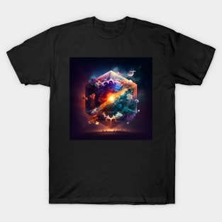 Fantasy Galaxy in a Bottle T-Shirt